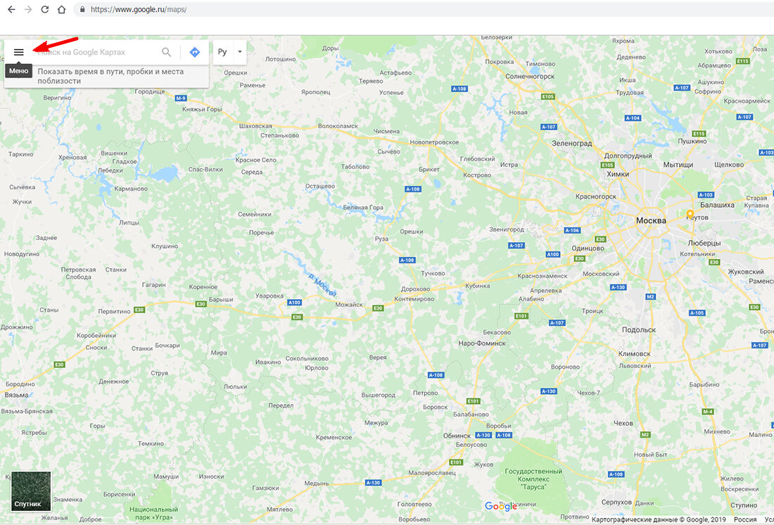 Карта гугл славянск
