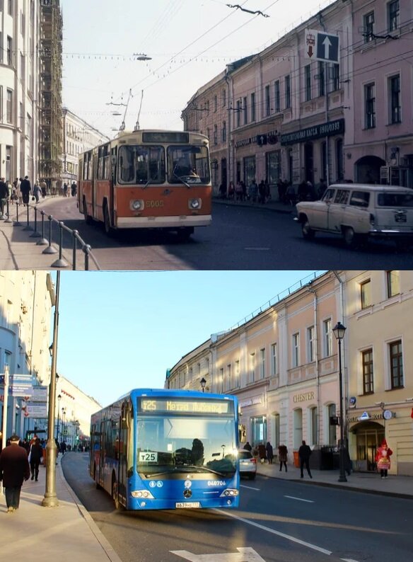 Москва в ссср и сейчас