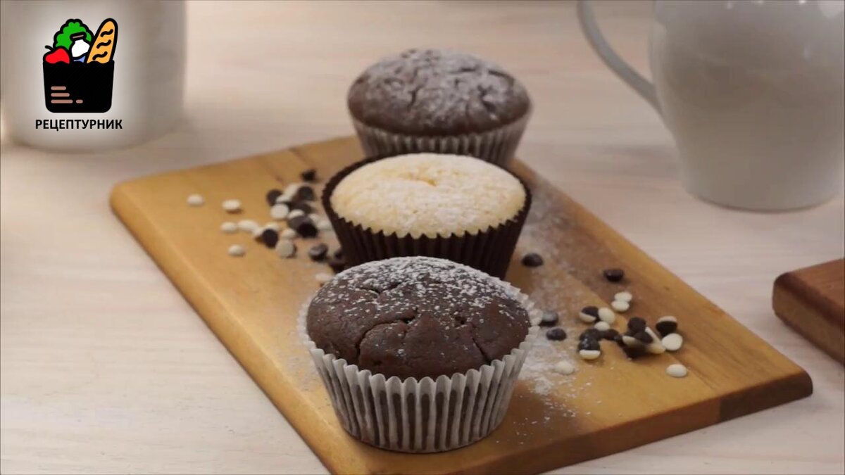 Готовые маффины на кефире - радость каждому. Авторское фото - Webspoon