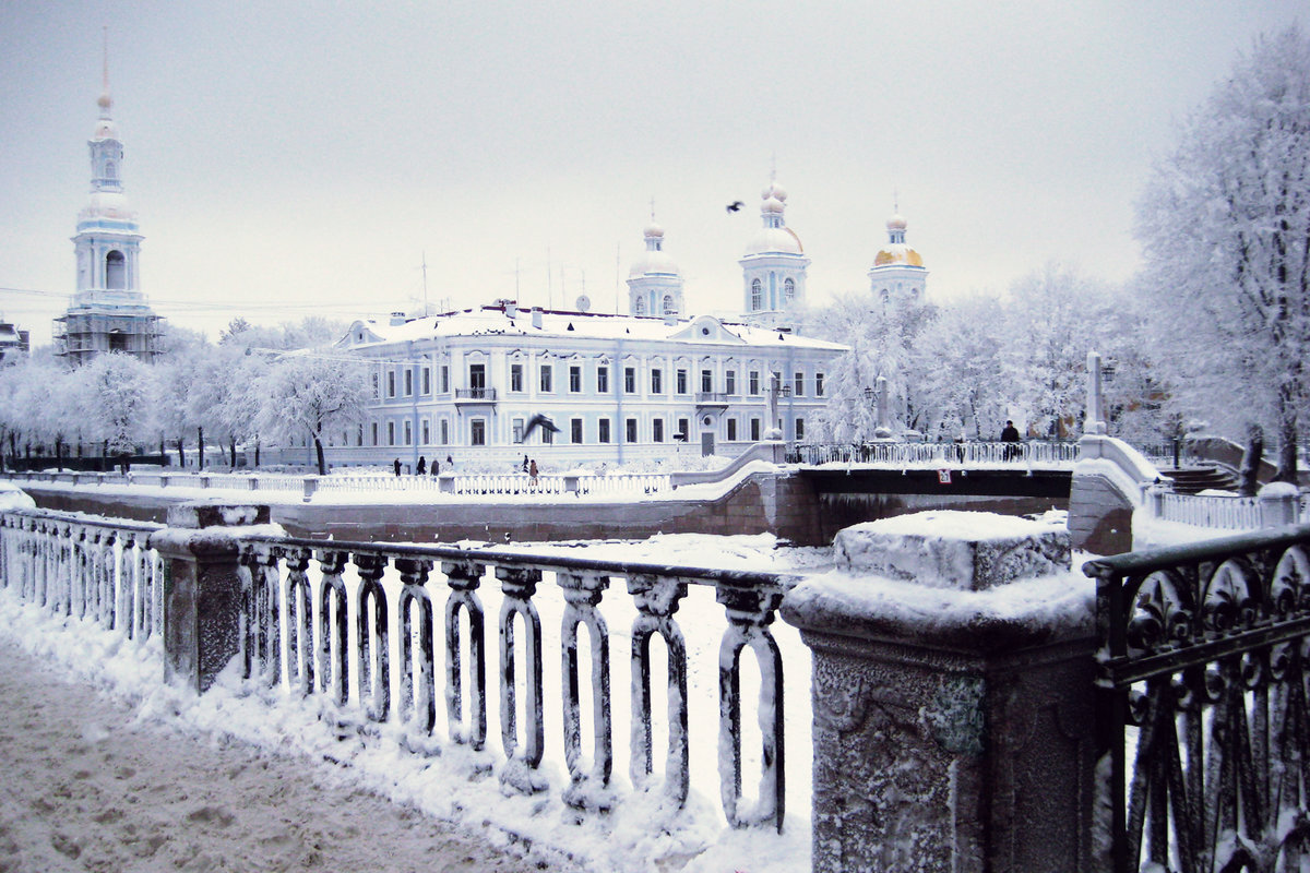 Холодная зима в санкт петербурге