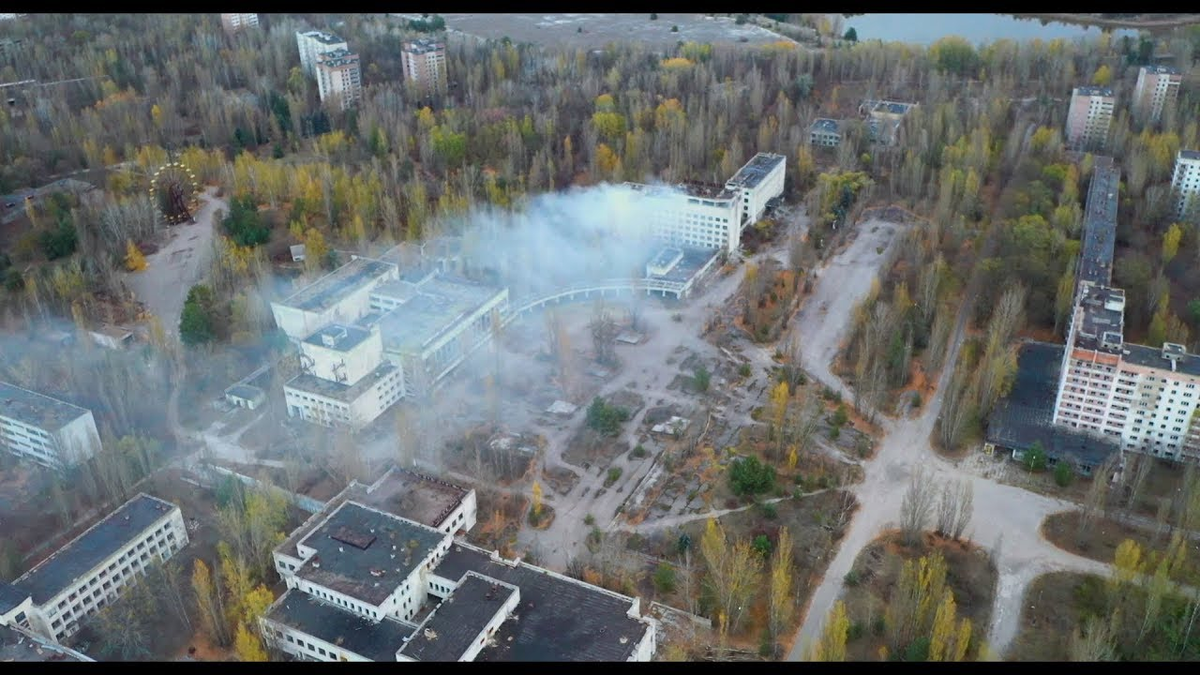 Кадр из проходящих съёмок сериала.