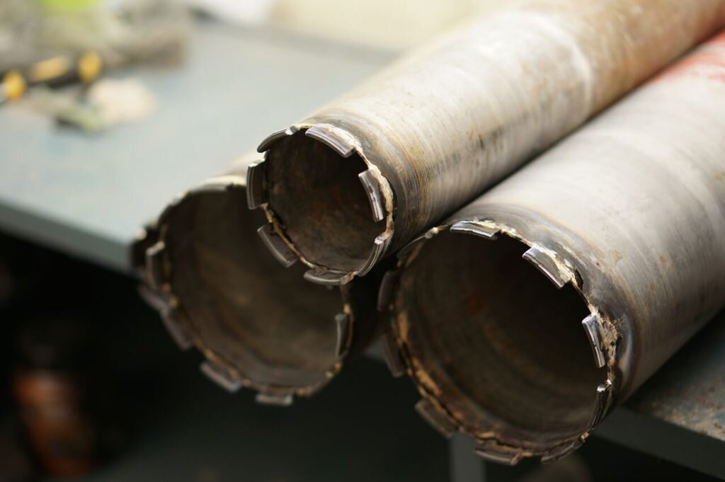 Коронки разного диаметра с сегментами