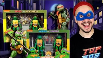 САМЫЕ КРУТЫЕ ФИГУРКИ ЧЕРЕПАШКИ-НИНДЗЯ ОТ NECA И S.H. FIGUARTS! ВСЯ TMNT КОЛЛЕКЦИЯ! ТОП РОБ СБОРНИК!