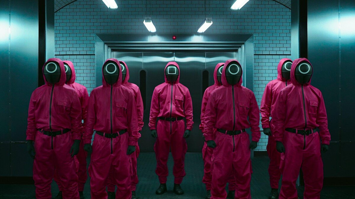 кадр из дорамы "Игра в кальмара"