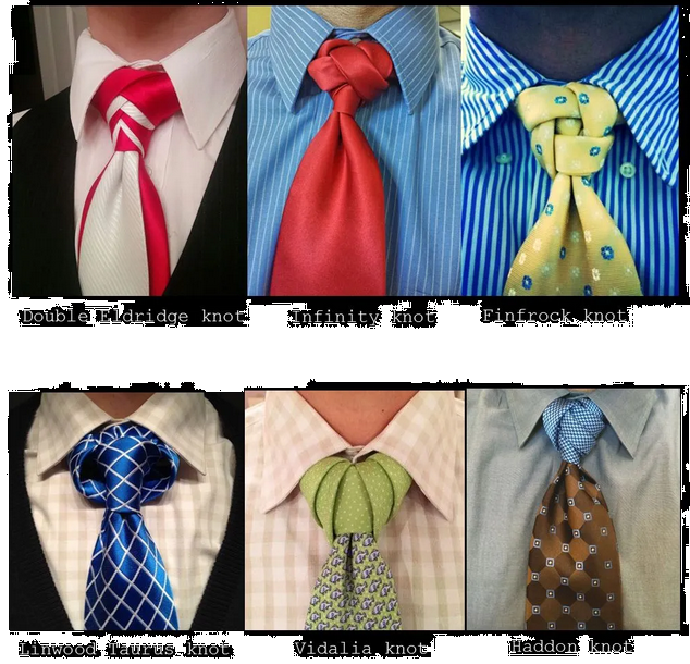 как завязать галстук