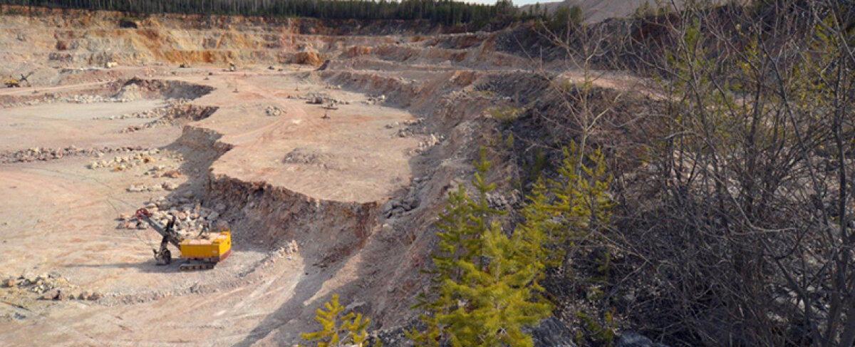 Месторождение известняка