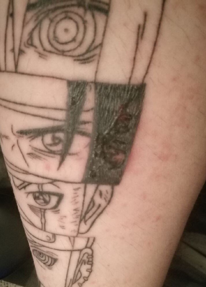 И потереть рисунок мочалкой