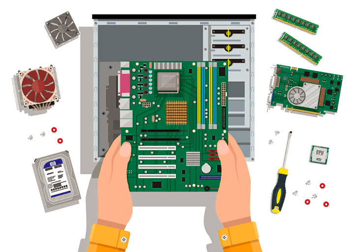 Схема сборки пк самостоятельно