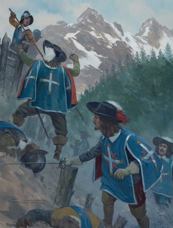 
Штурм укреплений во время битвы за Сюз.