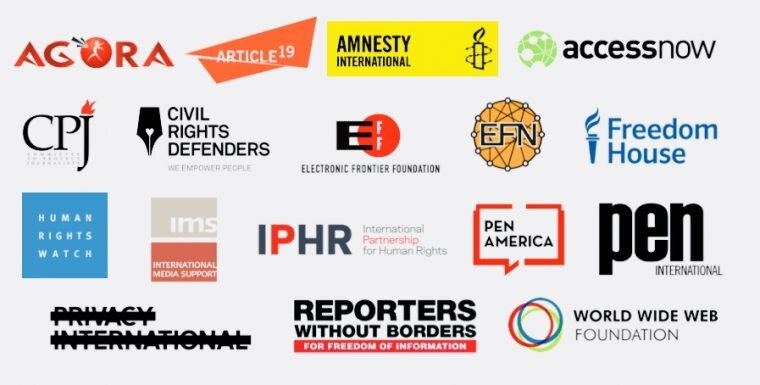 Здесь представлены все компании, выступившие против блокировки мессенджера