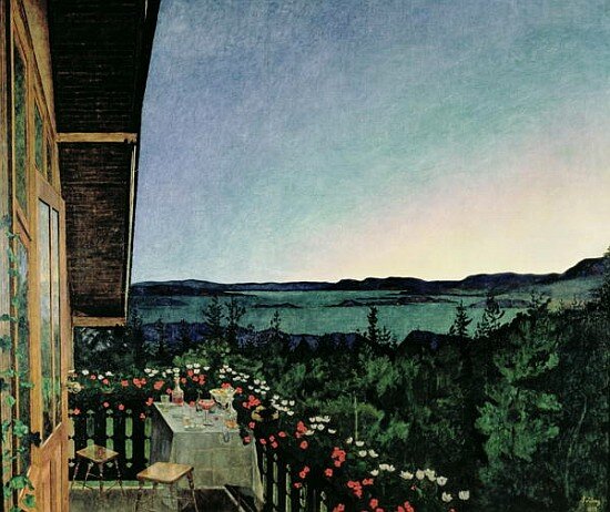 Harald Sohlberg: «Sommernatt», 1899