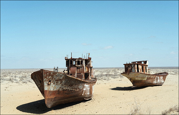 Город на дне аральского моря