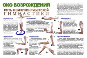 3. Зарядка 5 тибетцев (15 минут)