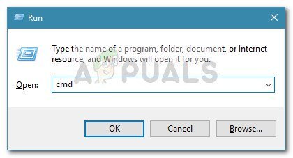 Нажмите одновременно Windows + R. Затем введите « cmd » и нажмите Ctrl + Shift + Enter,  чтобы открыть командную строку от имени администратора. При запросе UAC (User Account Control) выберите «Да» для предоставления прав администратора.
