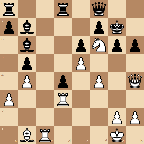 Задача. Белые дают мат в 3 хода.