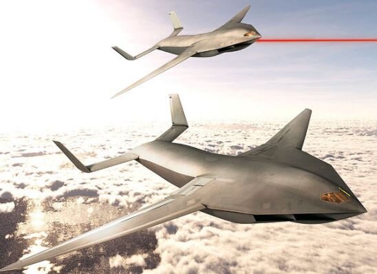 Лазерное оружие на самолете, иллюстрация