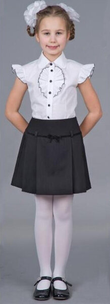 Юбка со складами по выкройке