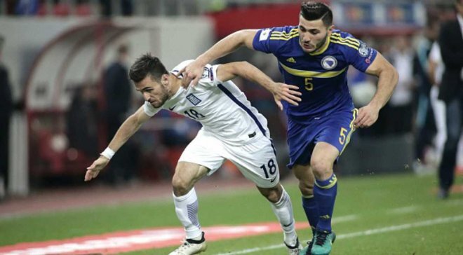 Босния не удержала победный счет в матче с Грецией