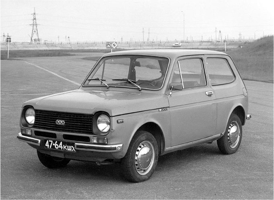 ВАЗ-1101Э - прототип первого переднеприводного ВАЗа. 1972 год