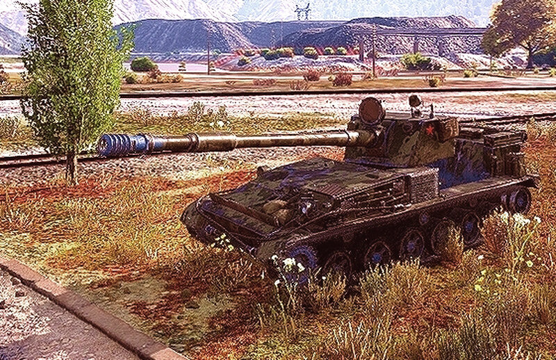 Советская ПТ САУ СУ-130ПМ.