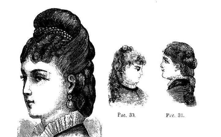 Иллюстрация из "Дамского сборника", 1882 г