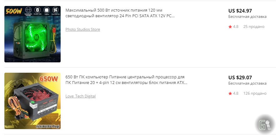 Примеры блоков питания, которые заманивают своим внешним видом, а на деле ничего из себя не представляют.