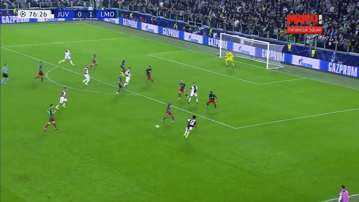 1:1. Пауло Дибала. 77 минута.