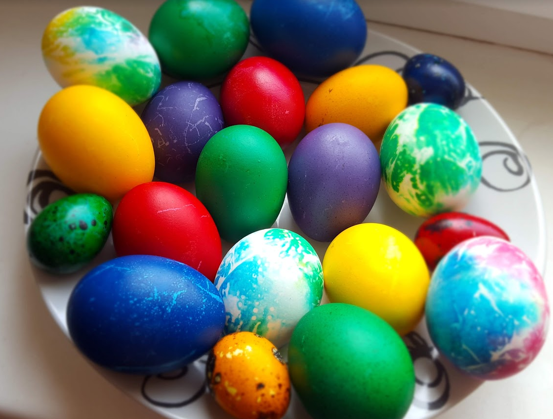 Фото из личного архива. Крашенные яйца с прошлого года