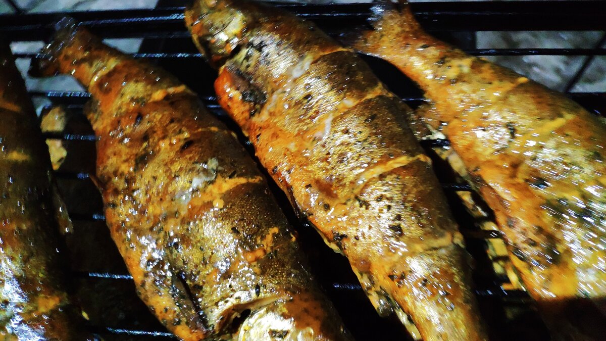 Вот такая у меня форель получилась)