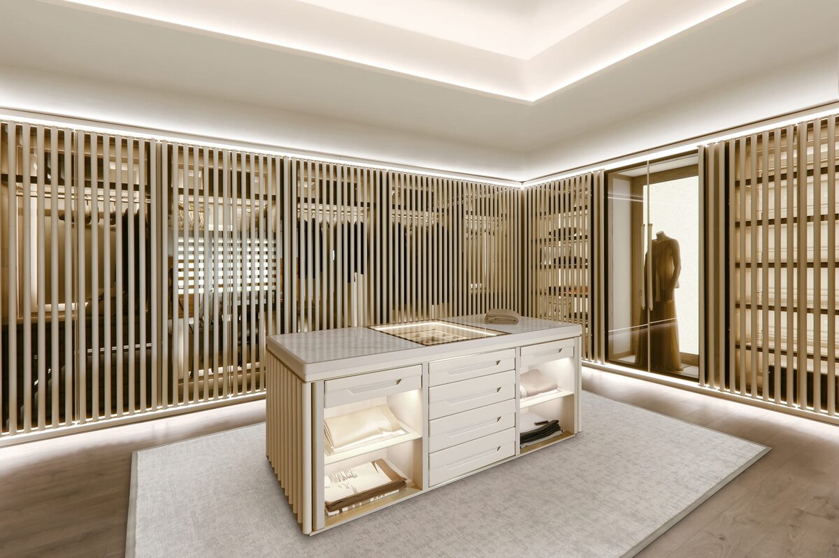 ☑️ Мы хотим познакомить вас с уникальной запатентованной гардеробной Armarium мебельного ателье Ludovica Mascheroni. Помимо современного красивого дизайна и высокой функциональности, она оснащена экологичной гипоаллергенной системой очистки.