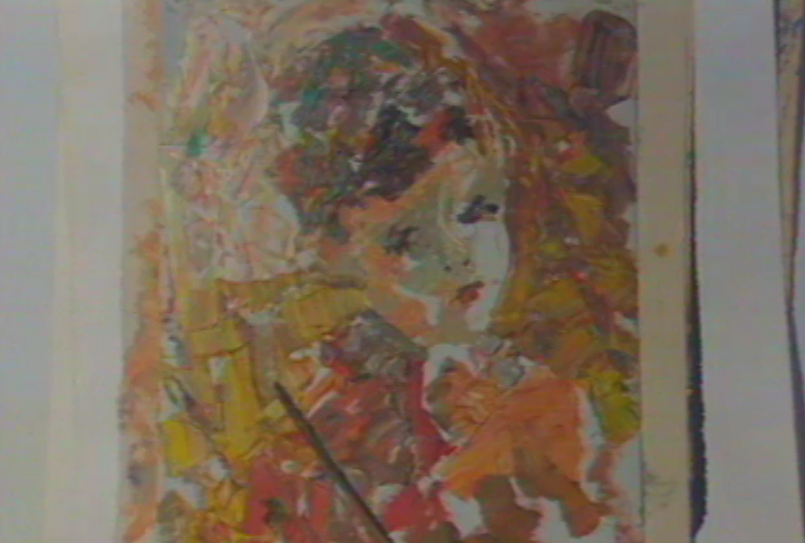 Кадр из программы "Наше наследие. В Афинах у Георгия Костаки" (1990)