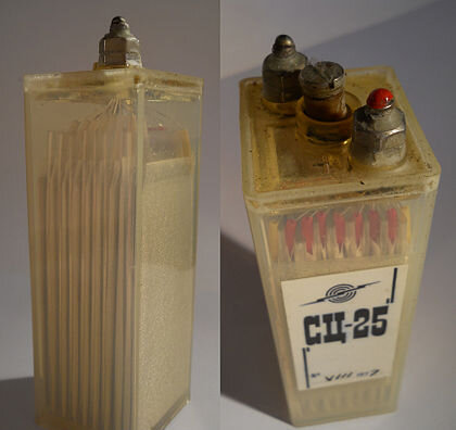 АКБ Серебряно - цинковый.