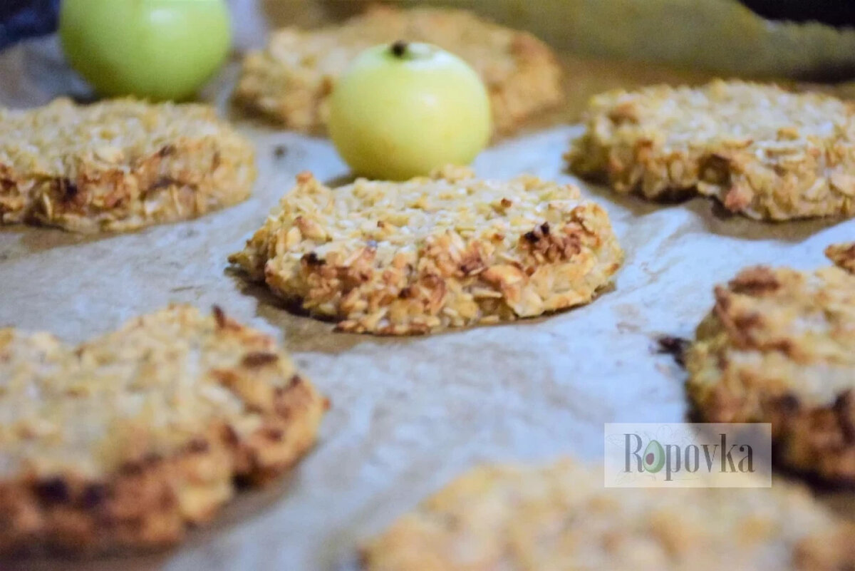 🍪 Веганское ОВСЯНОЕ ПЕЧЕНЬЕ с ЯБЛОКОМ | Веганиссимо 💃🏻 | Дзен