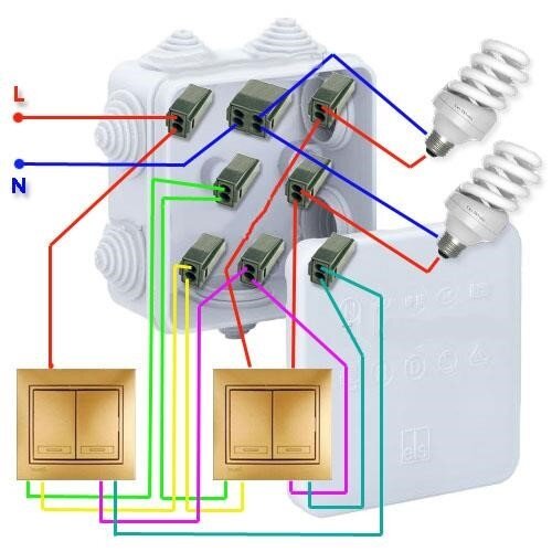 Как подключить несколько выключателей Монтаж проходного выключателя: схема, пошаговая инструкция, советы мастеров Золо