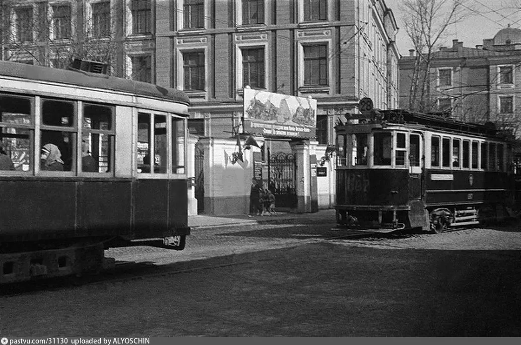 Бахметьевская улица (ул. Образцова) 1936 – 1940 г. Автор Александр Гринберг.