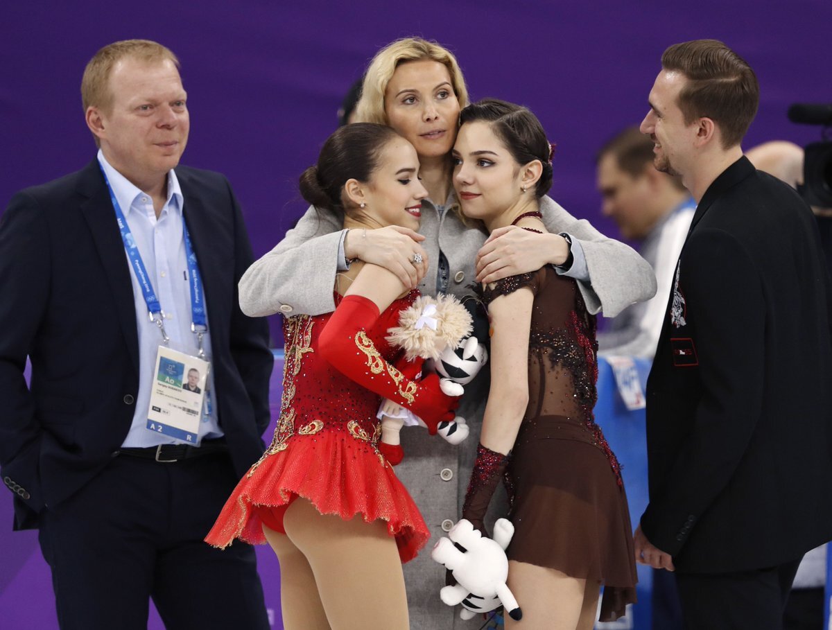 Евгения Медведева и Тутберидзе