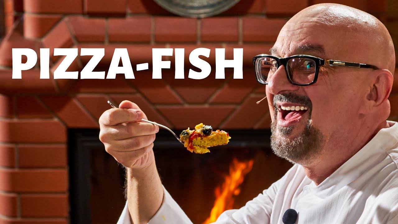 Pizza-Fish Рыба-пицца или первый ролик после операции! Сталик Ханкишиев,  мастер-класс, новое блюдо!