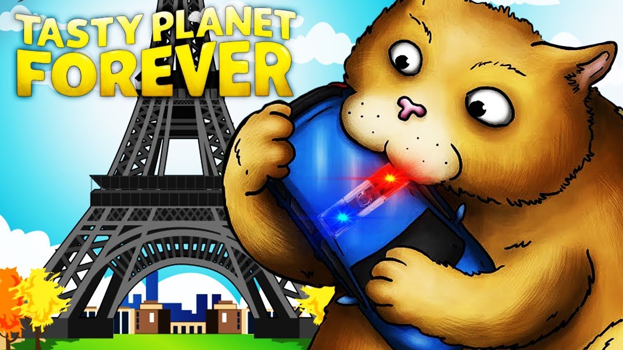 Котик Обжора Ест Полицейских Весёлая мульт игра про Голодного Кота Tasty  Planet Forever