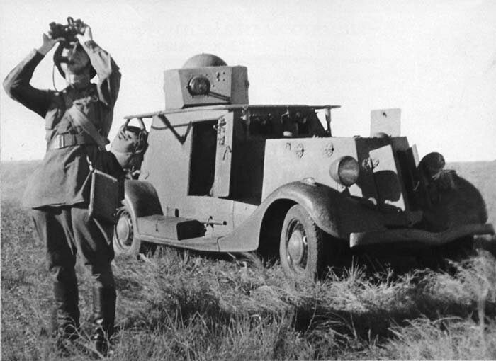 Лёгкий бронеавтомобиль БА-20. 