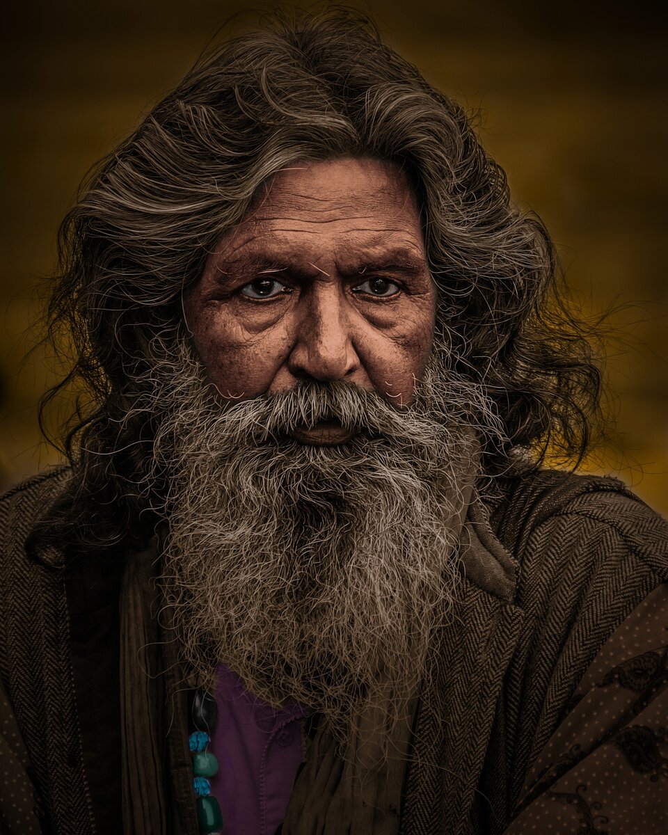 Величественная львиная грива...