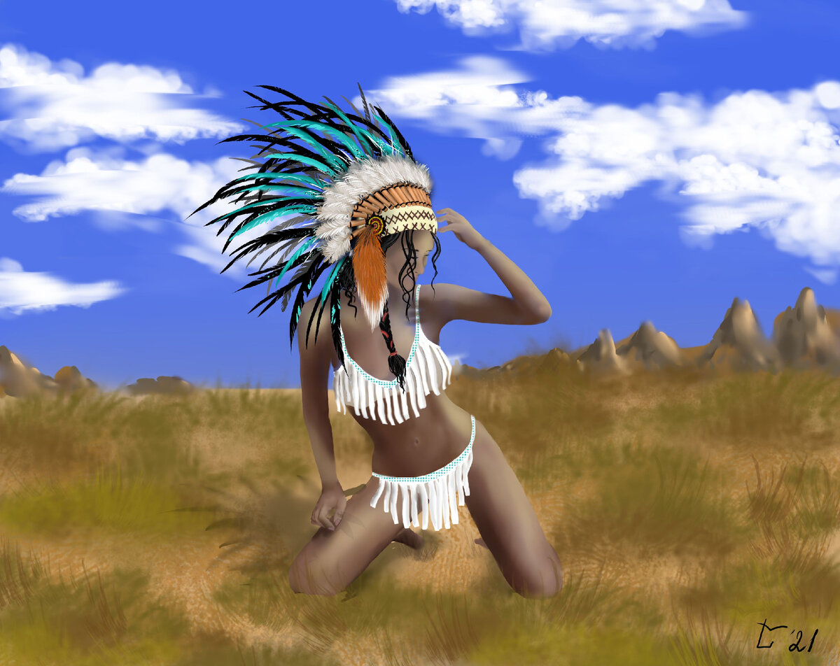 Прерии, жаришка, девушки))