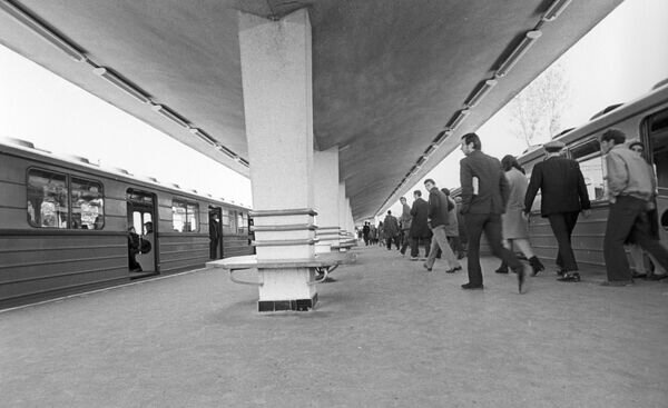 Наземная станция метро "Дидубе" Тбилисского метрополитена