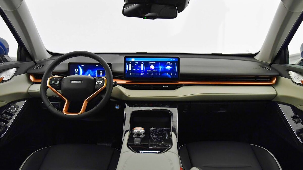    Интерьер Haval H6 минималистичен и полон цифровых элементов.AutomagzTV on Youtube