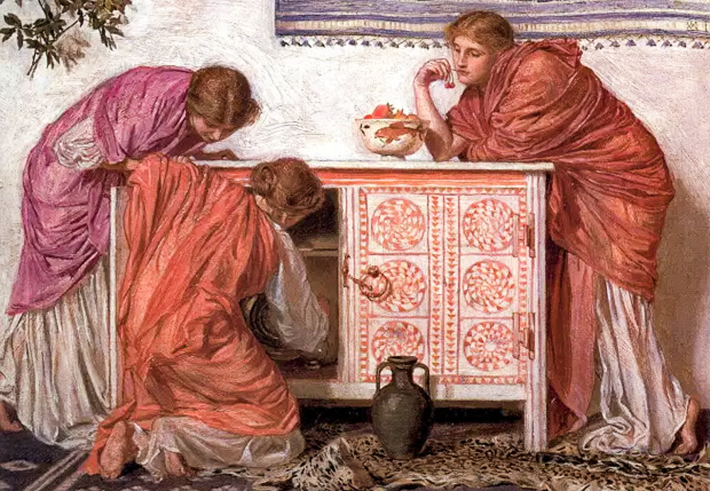 Альберт Джозеф Мур "На кухне". Источник: https://s30513627090.mirtesen.ru/blog/43840436019