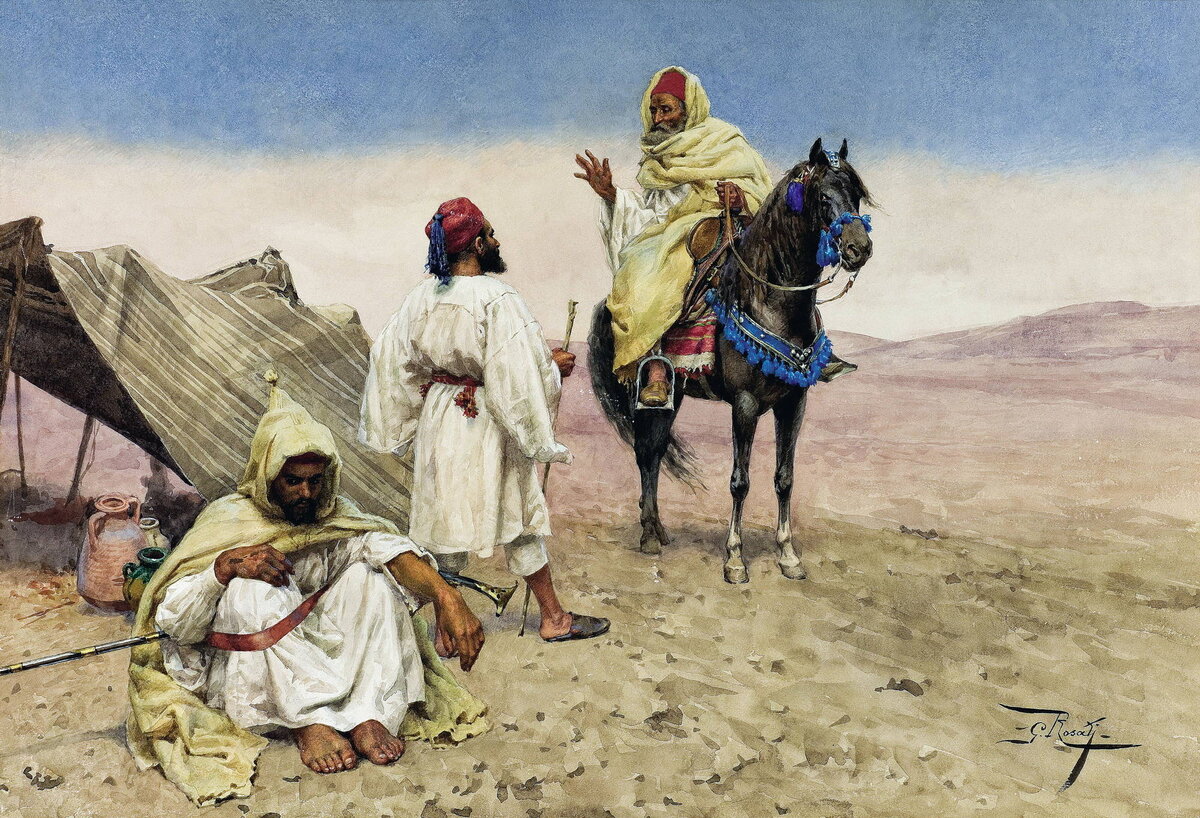 Джулио Росати «Жители пустыни» (1858-1917)