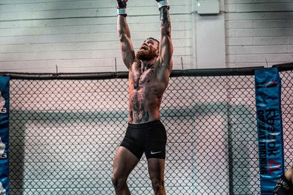 "Я не собираюсь с ним бороться, мы выбрали тактику, я буду защищаться от борьбы всеми силами, ему не удастся перевести меня в партер. Мы начинаем бой в стойке и у меня есть явное преимущество. Мой бокс уложил Альвареса, Альдо, а у них челюсть будет покрепче, так что Хабиб может не рассчитывать даже на второй раунд"