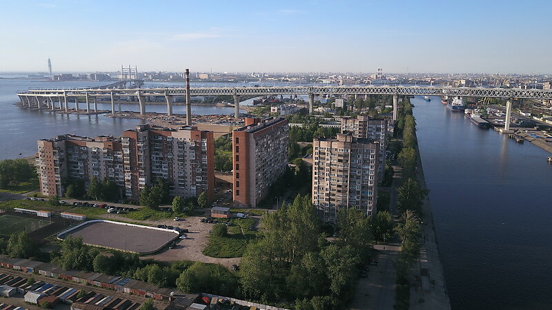 Вид на сверху на Канонерский остров (Фото: Светлана Холявчук/Интерпресс) 