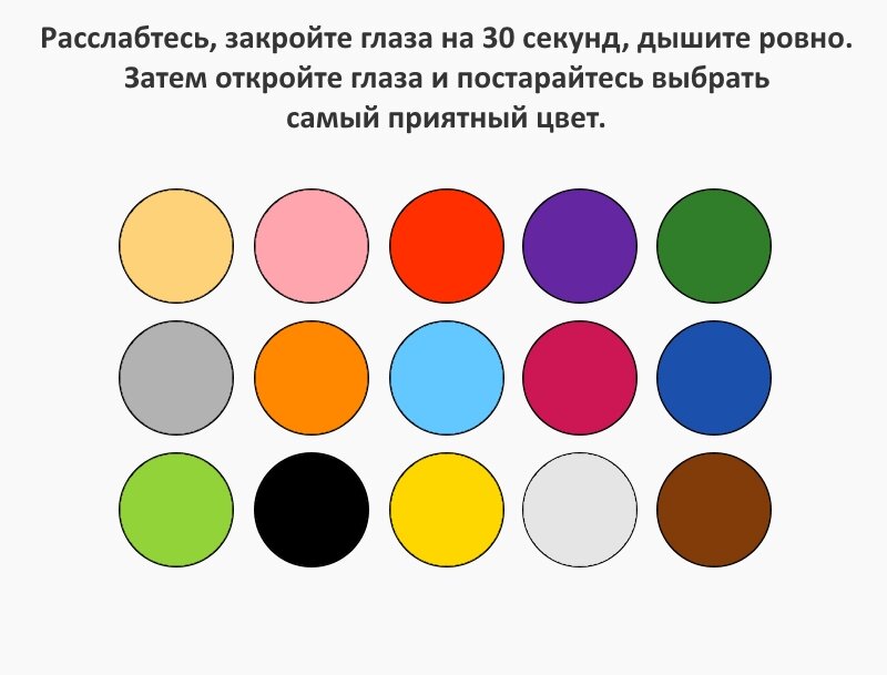 Тест на счастье в картинках
