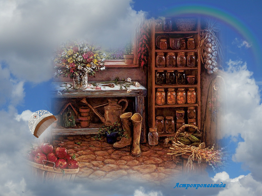 Коллаж Нины Стрелковой для канала «Астропропаганда». 