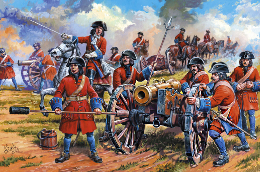 Гаубица "единорог"  - русская армия конца XVIII в.